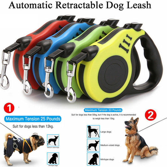 Retractable Automatic Dog Leash For Easy, Comfortable Walking Control - Cat&Dog Wonderland