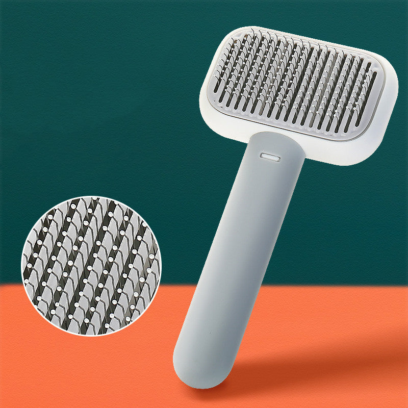 Brush For Cats & Dogs With Stainless Steel For Grooming, Knot Removal, And Massage - Cat&Dog Wonderland